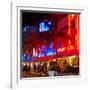 Colorful Street Life at Night - Ocean Drive - Miami-Philippe Hugonnard-Framed Photographic Print