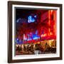 Colorful Street Life at Night - Ocean Drive - Miami-Philippe Hugonnard-Framed Photographic Print