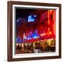 Colorful Street Life at Night - Ocean Drive - Miami-Philippe Hugonnard-Framed Photographic Print