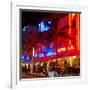 Colorful Street Life at Night - Ocean Drive - Miami-Philippe Hugonnard-Framed Photographic Print