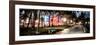 Colorful Street Life - Ocean Drive by Night - Miami-Philippe Hugonnard-Framed Photographic Print