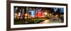 Colorful Street Life - Ocean Drive by Night - Miami-Philippe Hugonnard-Framed Photographic Print