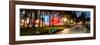 Colorful Street Life - Ocean Drive by Night - Miami-Philippe Hugonnard-Framed Photographic Print