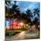 Colorful Street Life - Ocean Drive by Night - Miami-Philippe Hugonnard-Mounted Photographic Print