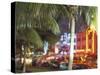 Colorful Street Life, South Beach, Miami, Florida, USA-Stuart Westmoreland-Stretched Canvas