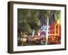 Colorful Street Life, South Beach, Miami, Florida, USA-Stuart Westmoreland-Framed Premium Photographic Print