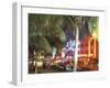 Colorful Street Life, South Beach, Miami, Florida, USA-Stuart Westmoreland-Framed Premium Photographic Print