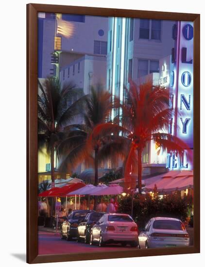 Colorful Street Life, South Beach, Miami, Florida, USA-Stuart Westmoreland-Framed Photographic Print