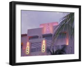 Colorful Street Life, South Beach, Miami, Florida, USA-Stuart Westmoreland-Framed Premium Photographic Print