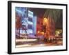 Colorful Street Life, South Beach, Miami, Florida, USA-Stuart Westmoreland-Framed Photographic Print