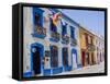 Colorful street, Oaxaca, Mexico, North America-Melissa Kuhnell-Framed Stretched Canvas