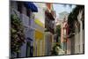 Colorful Street, Old San Juan, Puerto Rico-George Oze-Mounted Photographic Print