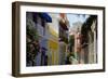 Colorful Street, Old San Juan, Puerto Rico-George Oze-Framed Photographic Print