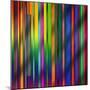 Colorful Stripes-Art Deco Designs-Mounted Giclee Print