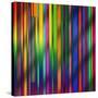 Colorful Stripes-Art Deco Designs-Stretched Canvas