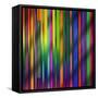 Colorful Stripes-Art Deco Designs-Framed Stretched Canvas