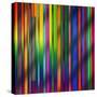 Colorful Stripes-Art Deco Designs-Stretched Canvas