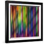 Colorful Stripes-Art Deco Designs-Framed Giclee Print
