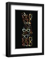 Colorful Sunglasses Dress-null-Framed Art Print