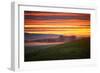 Colorful Sunrise and Clouds in the Petaluma Hills-null-Framed Photographic Print