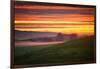 Colorful Sunrise and Clouds in the Petaluma Hills-null-Framed Photographic Print