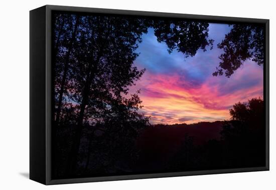 Colorful Sunrise at Oakland Hills-Vincent James-Framed Stretched Canvas