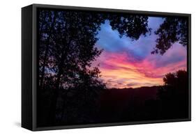 Colorful Sunrise at Oakland Hills-Vincent James-Framed Stretched Canvas