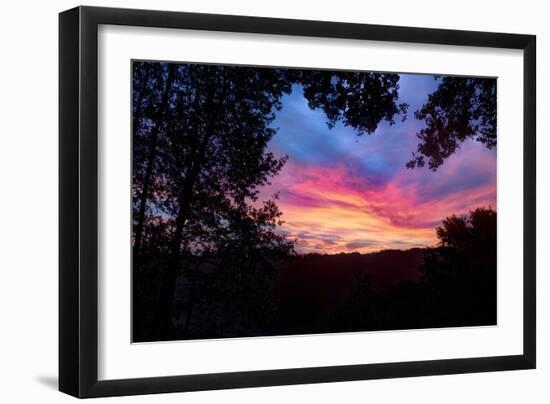 Colorful Sunrise at Oakland Hills-Vincent James-Framed Photographic Print