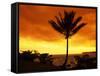 Colorful Sunrise in a Tropical Paradise, Kauai Hawaii, USA-Jerry Ginsberg-Framed Stretched Canvas