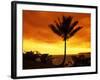 Colorful Sunrise in a Tropical Paradise, Kauai Hawaii, USA-Jerry Ginsberg-Framed Photographic Print