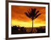 Colorful Sunrise in a Tropical Paradise, Kauai Hawaii, USA-Jerry Ginsberg-Framed Photographic Print