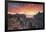 Colorful Sunrise over the Ridges of the Pale of the Balconies, Pala Group-ClickAlps-Framed Photographic Print