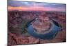 Colorful Sunset at Horseshoe Bend - Page, Arizona-Vincent James-Mounted Photographic Print