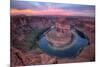 Colorful Sunset at Horseshoe Bend - Page, Arizona-Vincent James-Mounted Photographic Print