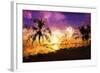 Colorful Sunset II - In the Style of Oil Painting-Philippe Hugonnard-Framed Giclee Print