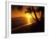 Colorful Sunset in a Tropical Paradise, Maui Hawaii, USA-Jerry Ginsberg-Framed Photographic Print