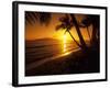 Colorful Sunset in a Tropical Paradise, Maui Hawaii, USA-Jerry Ginsberg-Framed Photographic Print