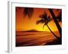 Colorful Sunset in a Tropical Paradise, Maui Hawaii, USA-Jerry Ginsberg-Framed Photographic Print