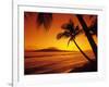 Colorful Sunset in a Tropical Paradise, Maui Hawaii, USA-Jerry Ginsberg-Framed Photographic Print