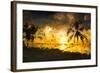 Colorful Sunset IV - In the Style of Oil Painting-Philippe Hugonnard-Framed Giclee Print