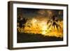 Colorful Sunset IV - In the Style of Oil Painting-Philippe Hugonnard-Framed Giclee Print