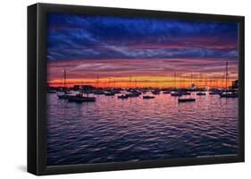 Colorful Sunset Newport Rhode Island-null-Framed Poster