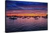 Colorful Sunset Newport Rhode Island-null-Stretched Canvas