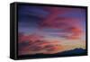 Colorful Sunset Scenic over the Oquirrh Mountains in Utah-Howie Garber-Framed Stretched Canvas