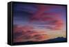 Colorful Sunset Scenic over the Oquirrh Mountains in Utah-Howie Garber-Framed Stretched Canvas