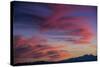 Colorful Sunset Scenic over the Oquirrh Mountains in Utah-Howie Garber-Stretched Canvas