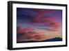 Colorful Sunset Scenic over the Oquirrh Mountains in Utah-Howie Garber-Framed Photographic Print