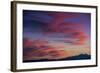 Colorful Sunset Scenic over the Oquirrh Mountains in Utah-Howie Garber-Framed Photographic Print