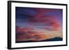 Colorful Sunset Scenic over the Oquirrh Mountains in Utah-Howie Garber-Framed Photographic Print