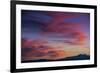 Colorful Sunset Scenic over the Oquirrh Mountains in Utah-Howie Garber-Framed Photographic Print